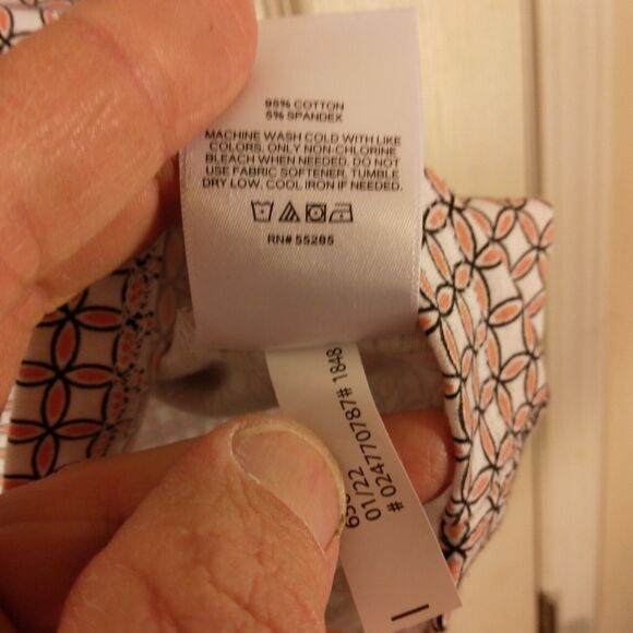 Express tshirt mens L large multicolor geometric short sleeve tee stretch - Picture 8 of 9